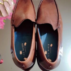 Ted Baker Men's Tan Leather Loafers